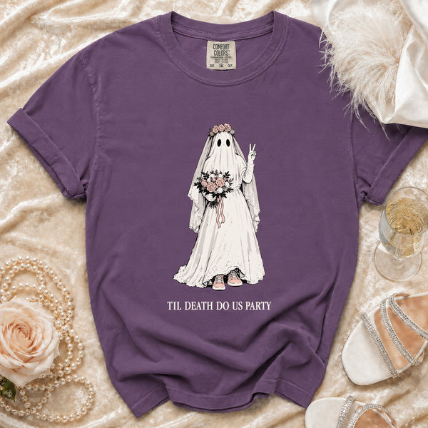 Spooky Bride T-Shirt in Grape