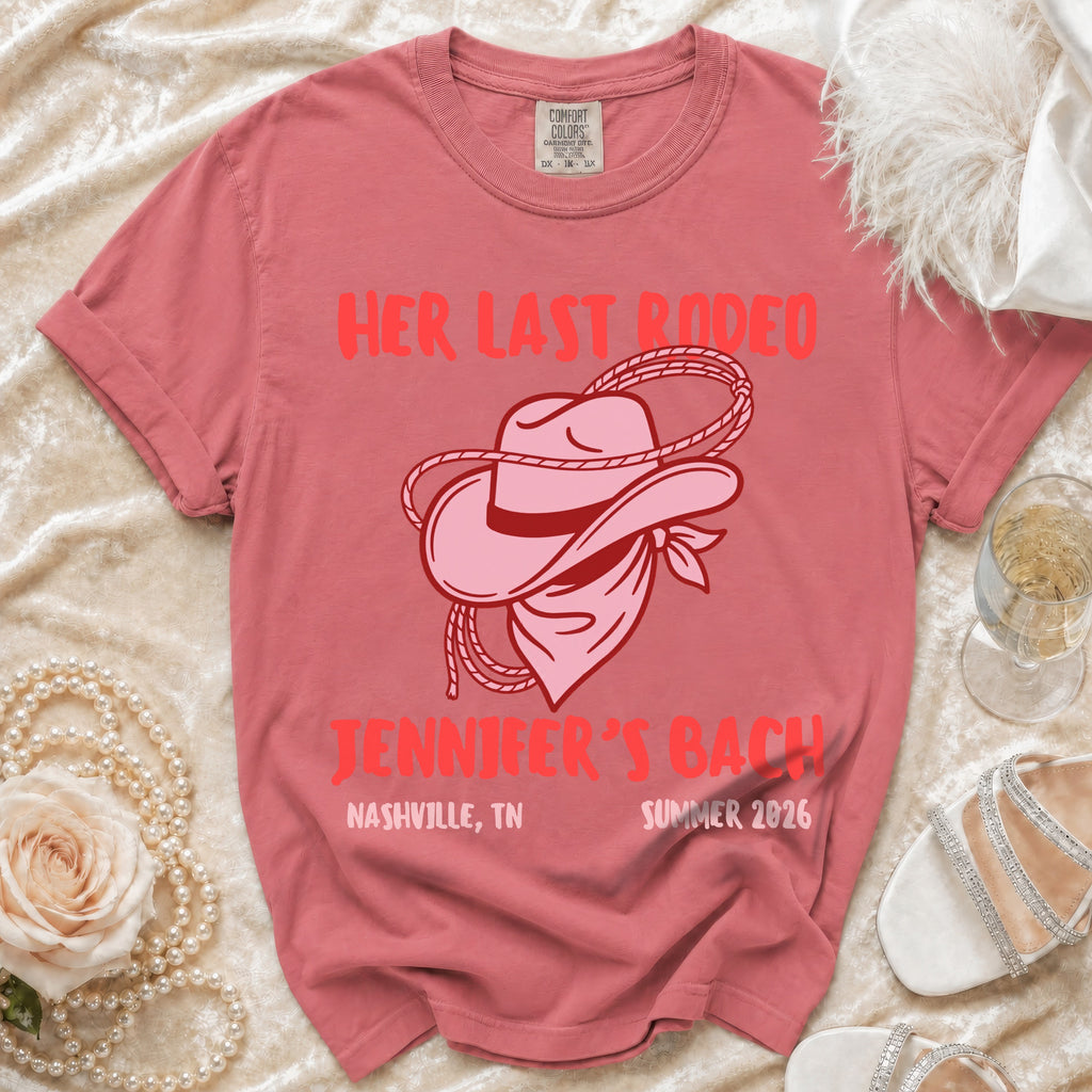Her Last Rodeo Jennifer's Bach Nashville TN Summer 2026 t-shirt.
