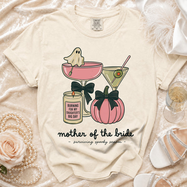 Spooky Bride's Mom T-Shirt in Ivory