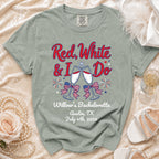 Red, White & I Do Willow's Bachelorette Austin, TX July 4th, 2026 shirt.