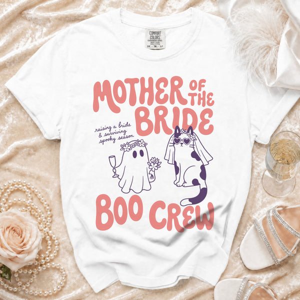 Mother Bride Boo T-Shirt in White