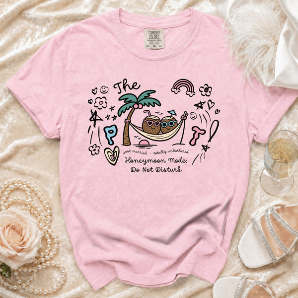Just Married T-Shirt in Blossom