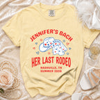 "Jennifer's Bach Her Last Rodeo Nashville TN Summer 2026 t-shirt."
