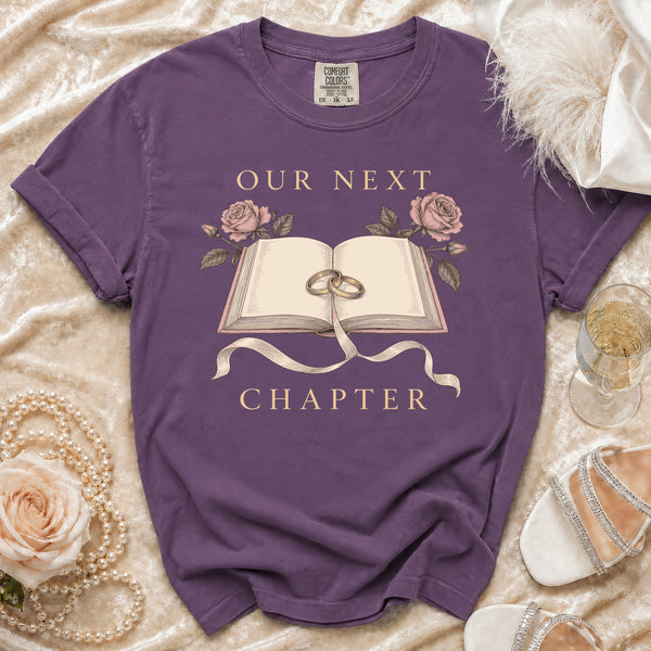 Next Chapter T-Shirt in Grape
