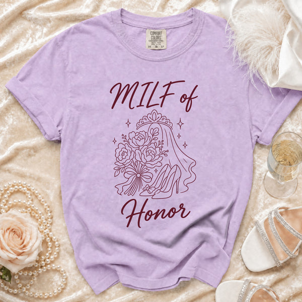 MILF of Honor Tee in Orchid