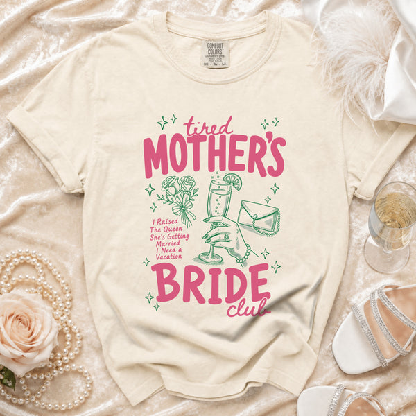Tired Mother's Club T-Shirt in Ivory