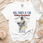 Red, White & I Do Willow's Bachelorette shirt with New York City, July 4th, 2026.