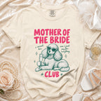 Cream t-shirt with "Mother Of The Bride Club" and a poodle graphic.