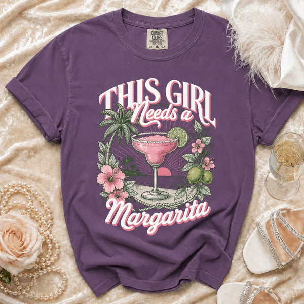 Margarita Girl T-Shirt in Grape