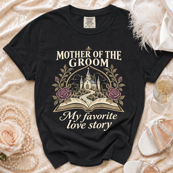 Storybook Groom T-Shirt in Black