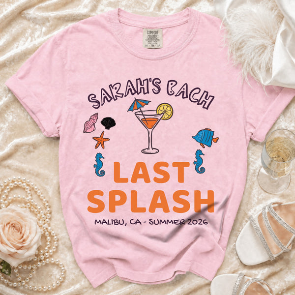 Last Splash Bachelorette T-Shirt in Blossom