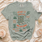 T-shirt with "Jennifer's Bach Her Last Rodeo Nashville, TN Summer 2026" graphics.