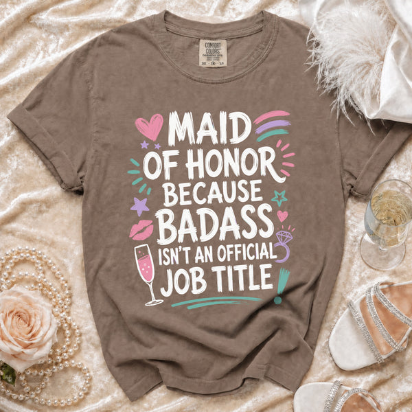 Maid of Honor T-Shirt in Espresso