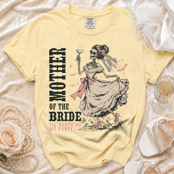 Til Death Party T-Shirt in Butter