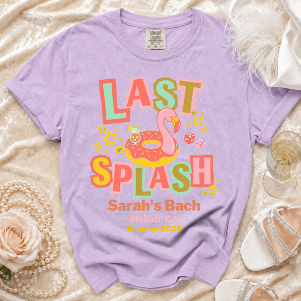 Last Splash Celebration T-Shirt in Orchid