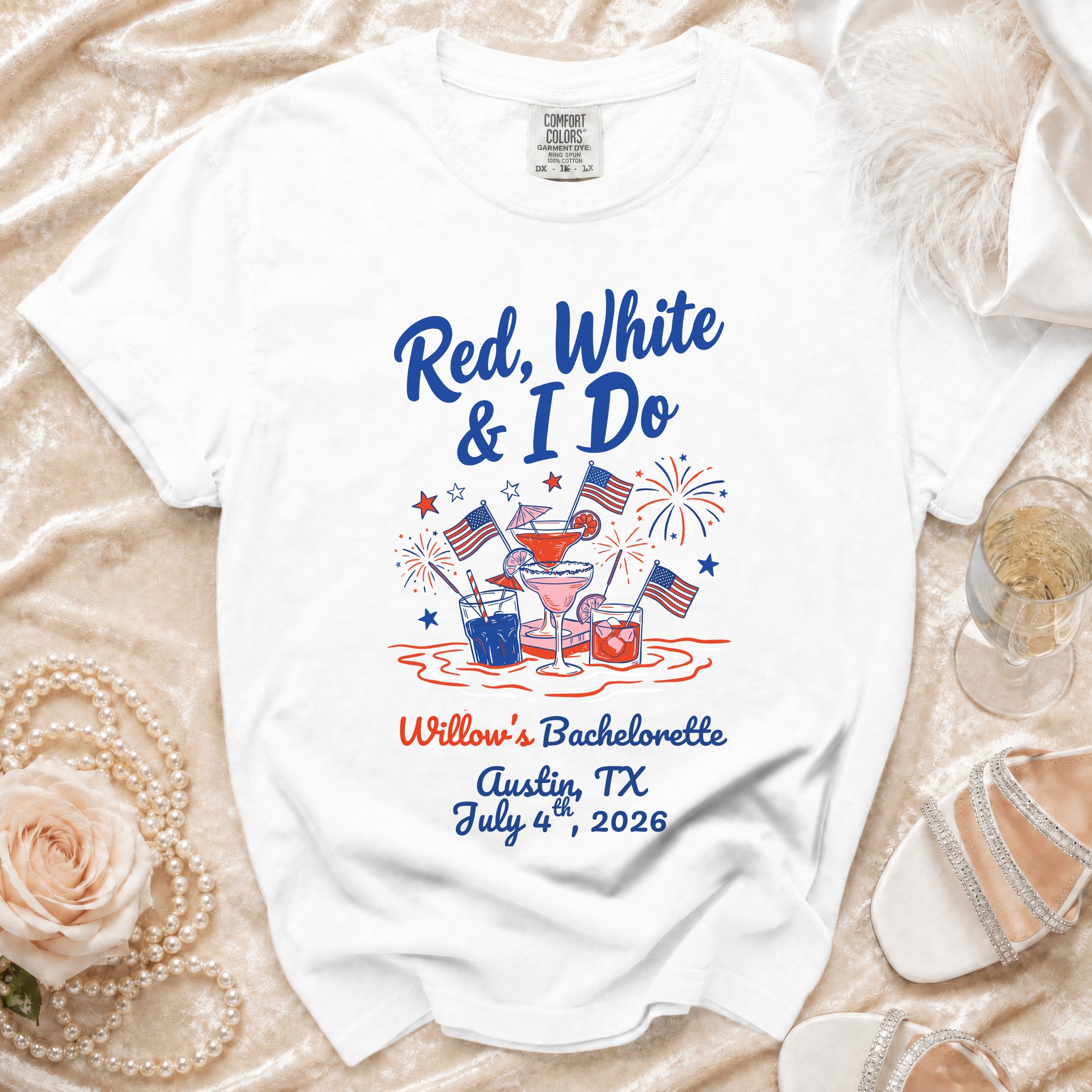 Red, White & I Do Willow's Bachelorette Austin, TX July 4th, 2026
