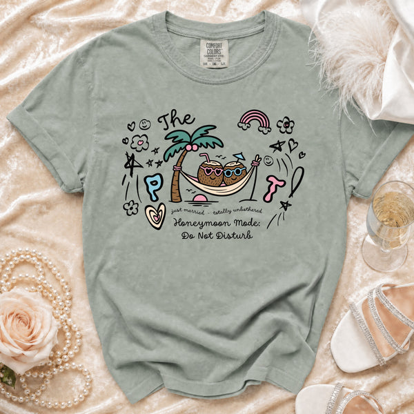 Just Married T-Shirt in Bay