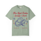 T-shirt with "Her Last Rodeo Jennifer's Back" and Nashville, TN Summer 2026.