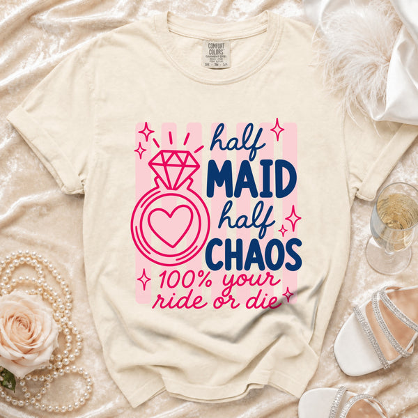 Maid Chaos T-Shirt in Ivory
