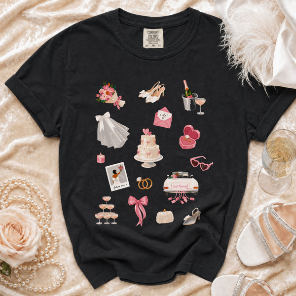 Bridal Dreams T-Shirt in Black