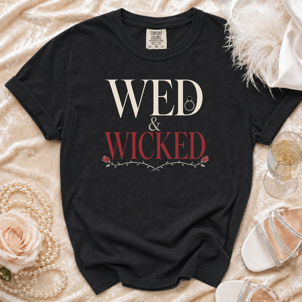 Wicked Wed T-shirt in Black