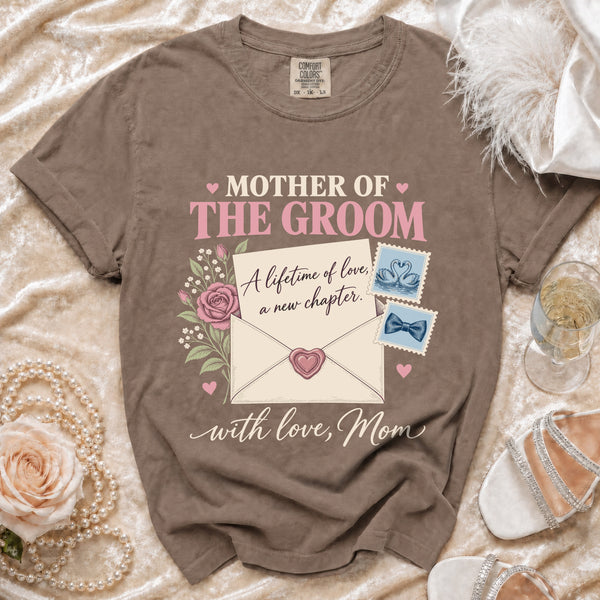 Groom Mom T-Shirt in Espresso
