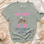 Red, white, & I do Willow's Bachelorette Austin, TX July 4th, 2026 shirt.