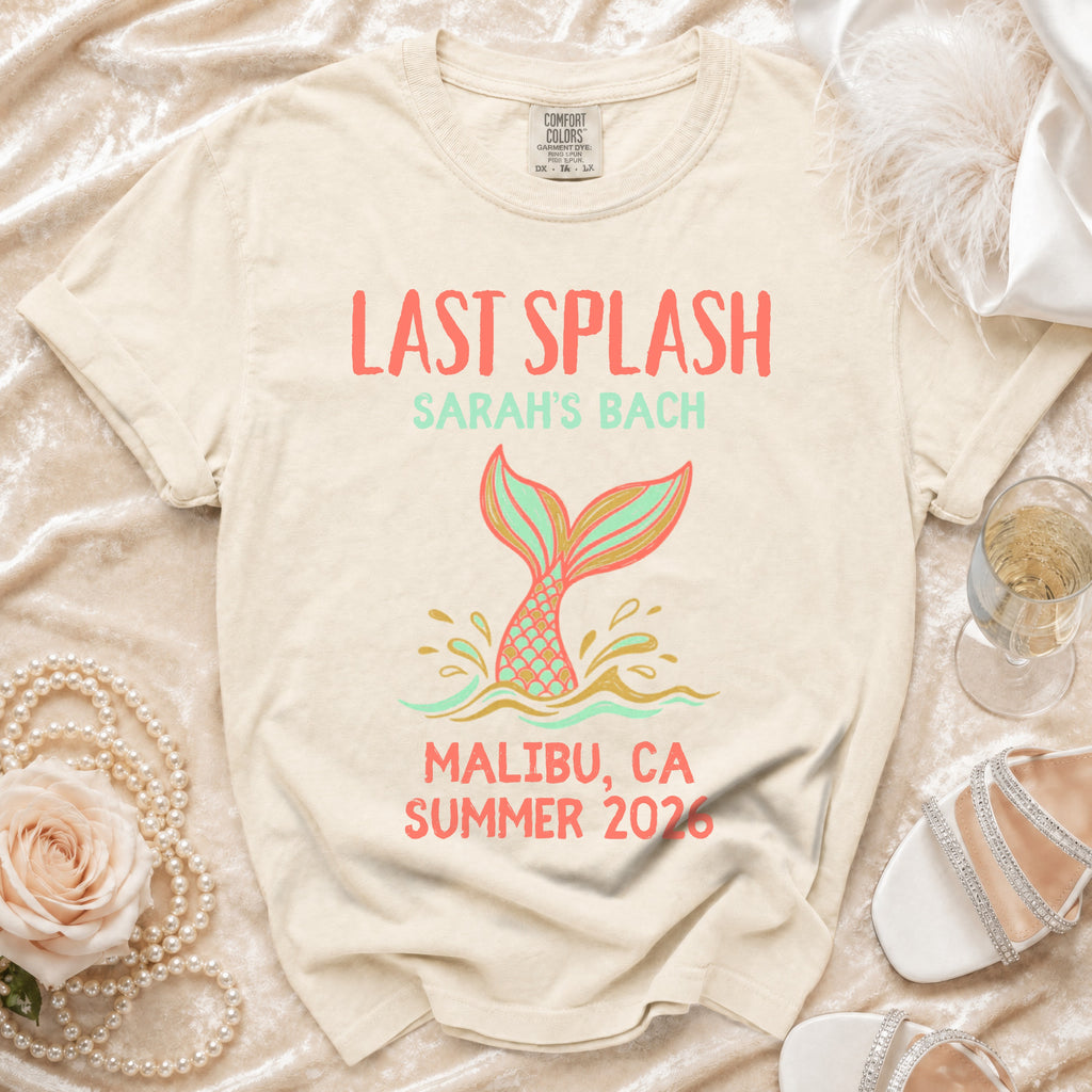 Last Splash Sarah's Bach Malibu, CA Summer 2026 t-shirt.