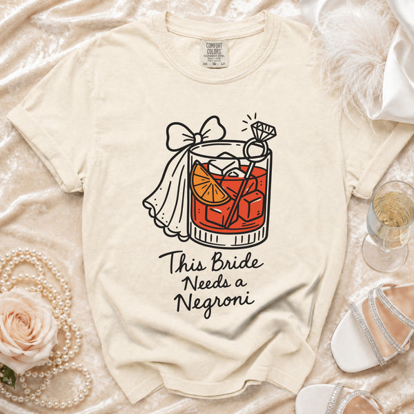 Bride Negroni T-shirt in Ivory
