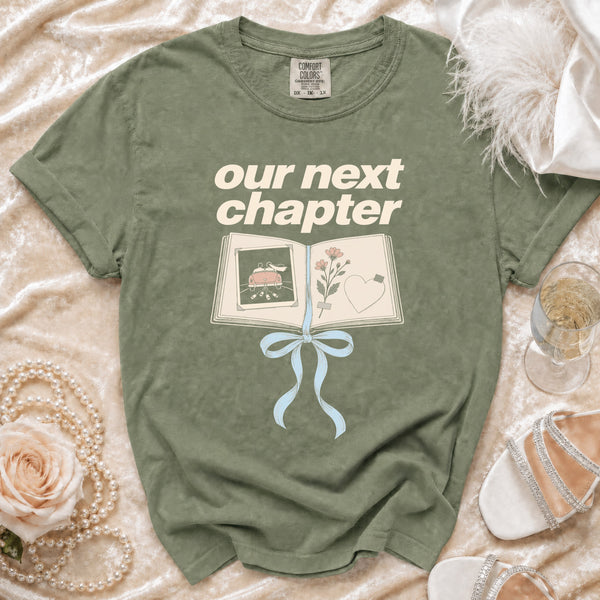 Next Chapter T-shirt in Moss