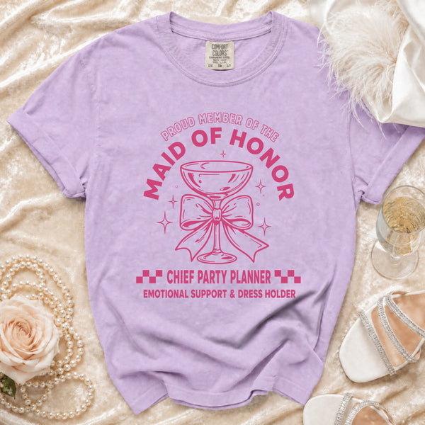 Maid of Honor T-Shirt in Orchid