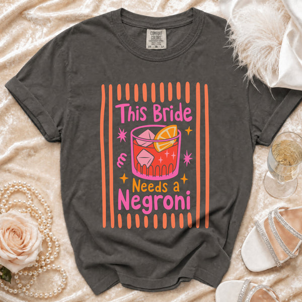 Bride Negroni T-Shirt in Pepper