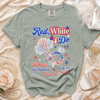 Red, White & Do Willow's Bachelorette July 4th Austin TX 2026 design.