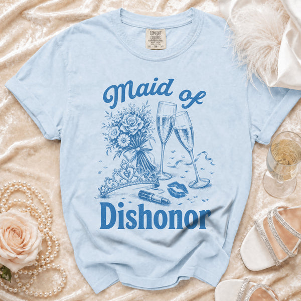 Maid Dishonor T-Shirt in Chambray