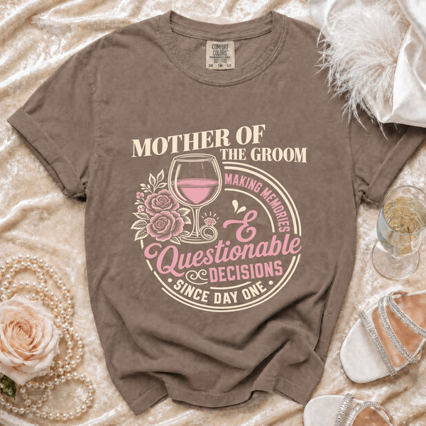 Groom Mom T-Shirt in Espresso