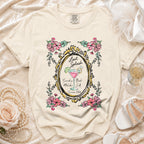 T-shirt with "Last Splash Sarah's Bach Malibu CA Summer 2026" and floral border.