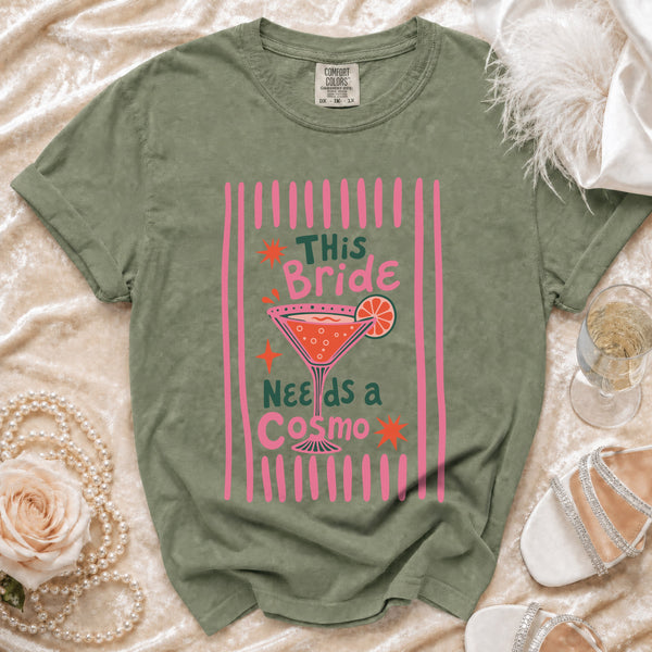Cosmo Bride T-Shirt in Moss