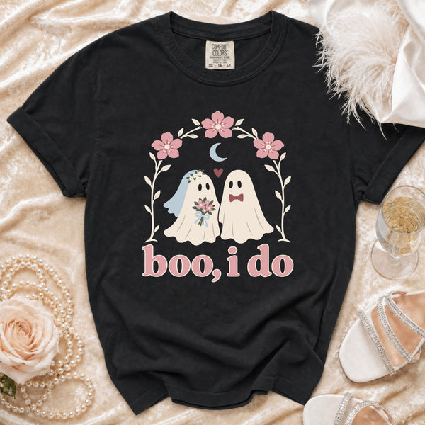 Boo I Do T-Shirt in Black