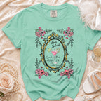 Mint green t-shirt with "Last Splash Sarah's Bach Malibu CA Summer 2026" design.