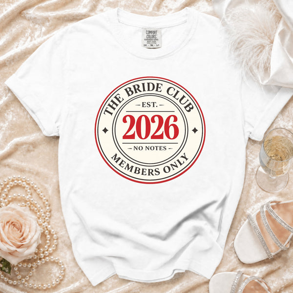 2026 Bride Club T-Shirt in White