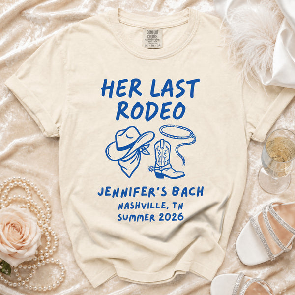 Her Last Rodeo Nashville Bach T-Shirt in Ivory