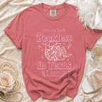 Comfort Colors t-shirt for Olivia's Bach in Texas, Austin, Summer 2026.