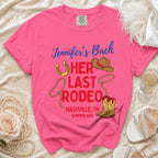Pink t-shirt for "Jennifer's Bach: Her Last Rodeo" in Nashville, TN, Summer 2026.