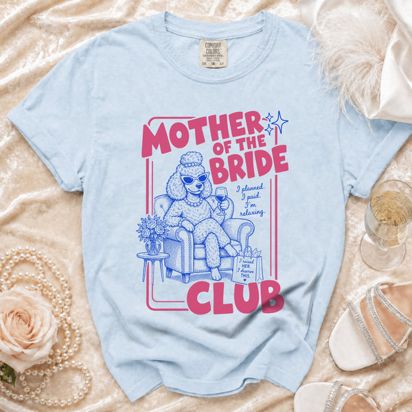 Mother of the Bride Club T-Shirt in Chambray