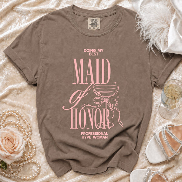 Maid of Honor T-shirt in Espresso
