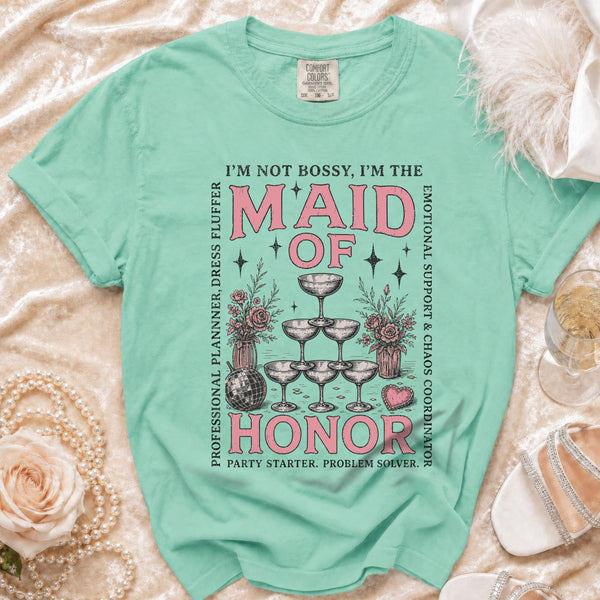 Maid of Honor T-Shirt in Island Reef