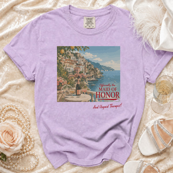 Maid of Honor T-Shirt in Orchid