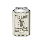Forever Starts With A Howdy striped can cooler, Moss