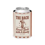 Forever Starts With A Howdy striped can cooler, Terracotta