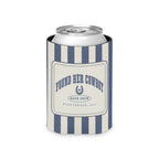 Found Her Cowboy striped can cooler, Blue Jean
